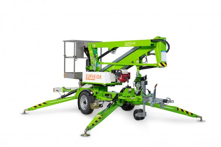 Trailer Mounted Boom Lift — 12m Reach (Cherry Picker Hire) photo 2
