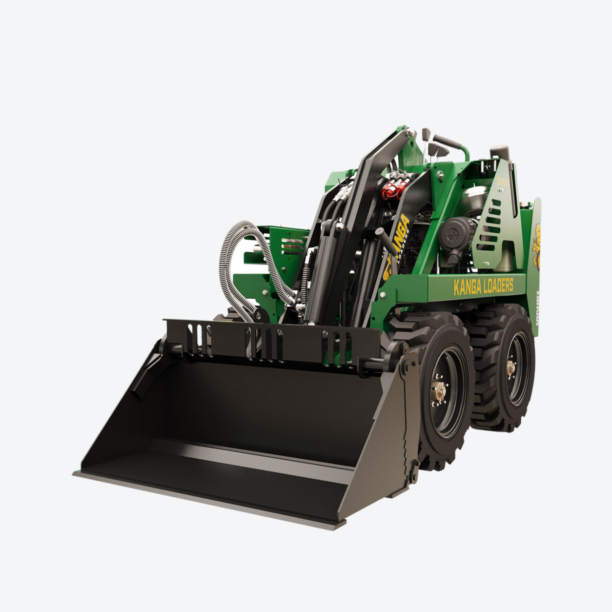 Mini Loader w/ 2T Trailer + All Attachments photo 2