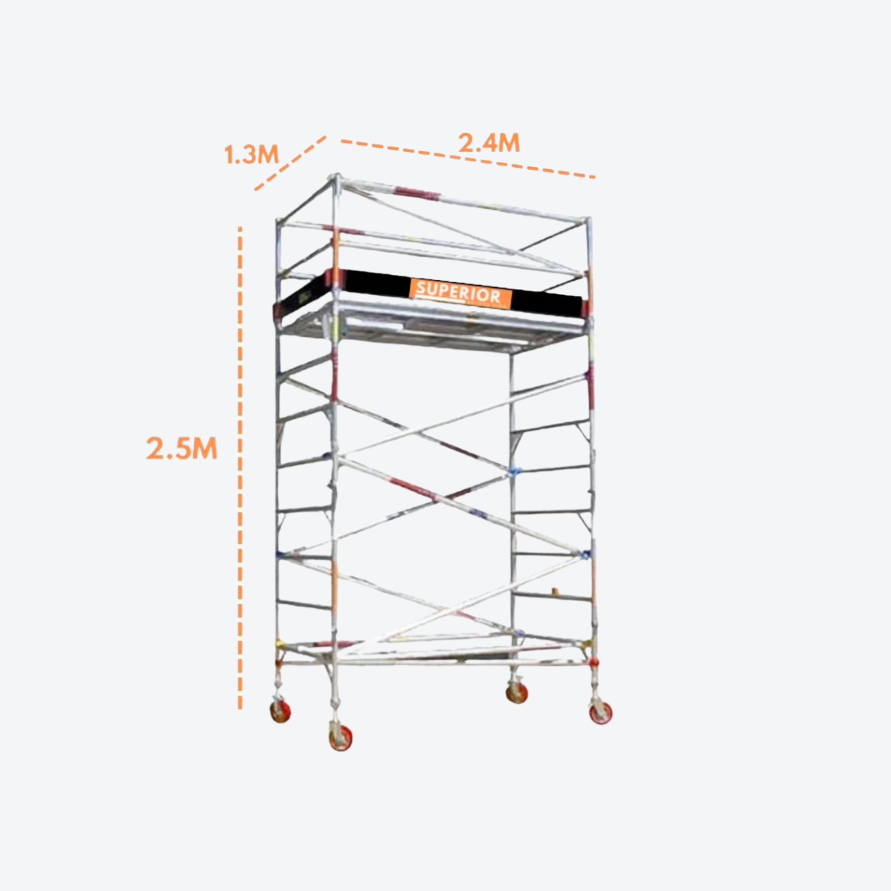 2.5m Mobile Scaffold